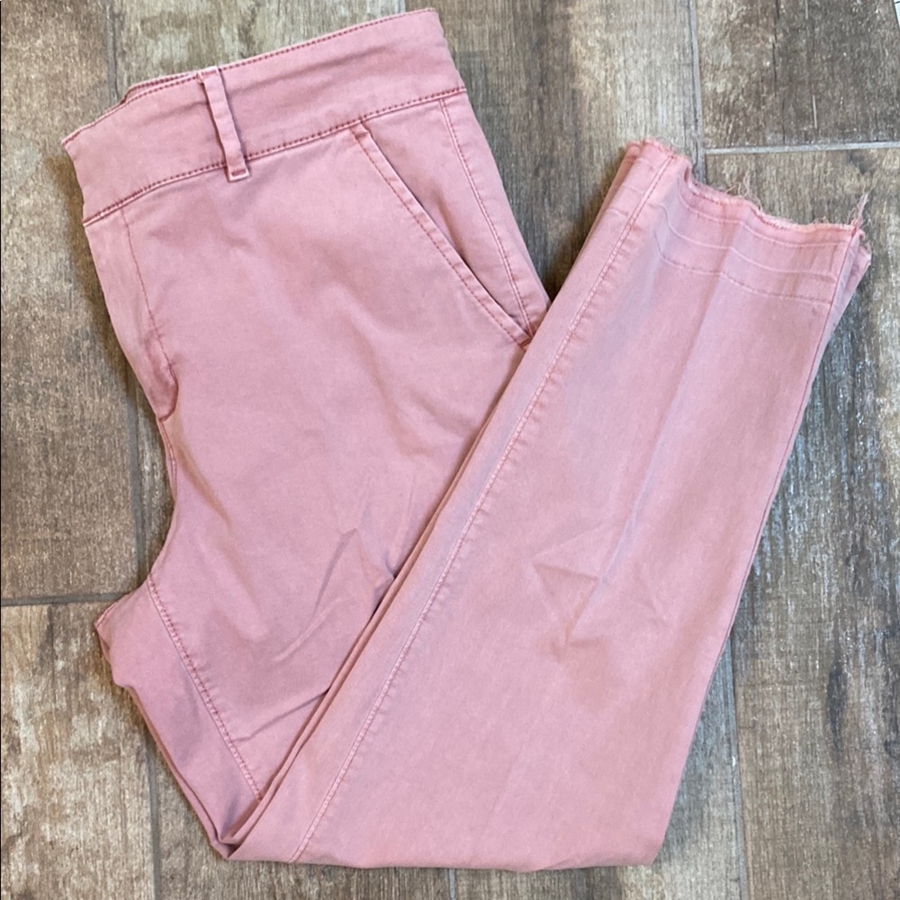 Loft dusty rose twill pants